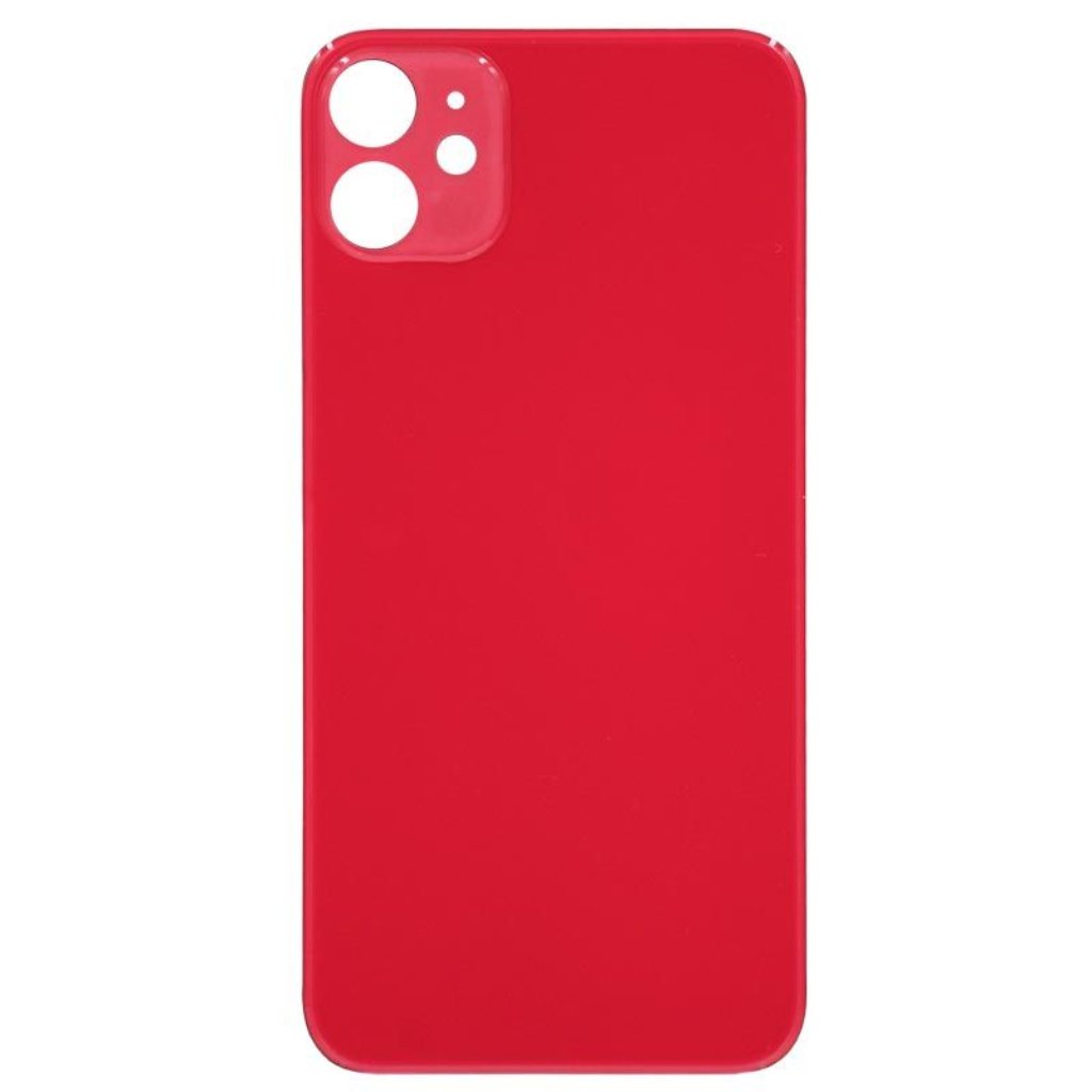 Back Glass Replacement [Big Hole] for iPhone 11 (Red) - iRefurb-Australia