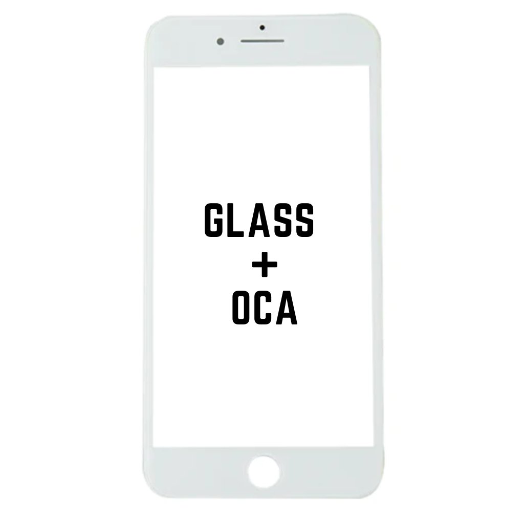 Front Glass With OCA For iPhone 6 Plus (White) - iRefurb-Australia