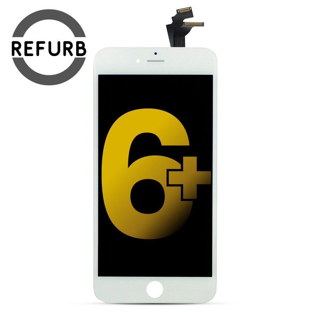 iPhone 6 Plus LCD Screen Replacement Assembly (White) - Refurbished - iRefurb-Australia