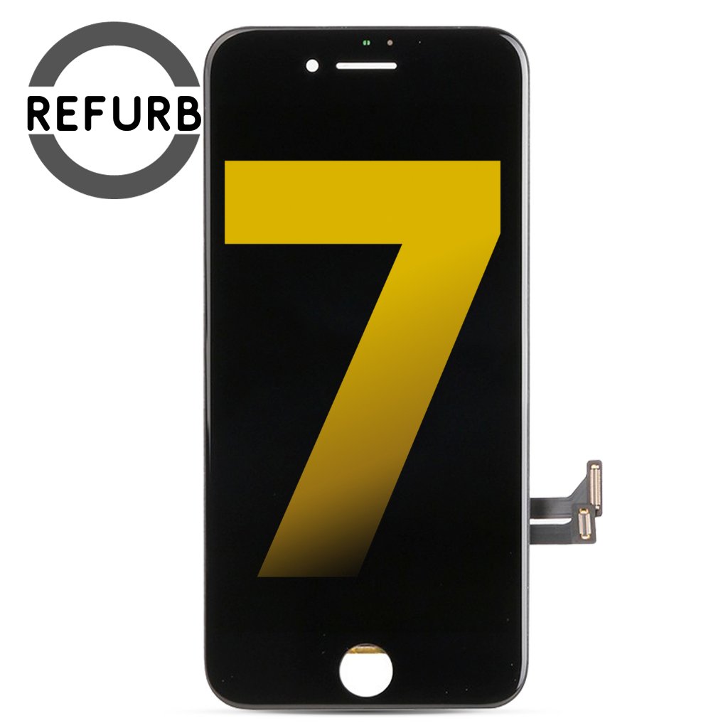iPhone 7 LCD Screen Replacement Assembly (Black) - Refurbished - iRefurb-Australia