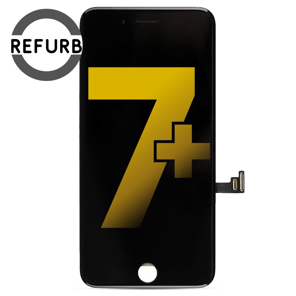 iPhone 7 Plus LCD Screen Replacement Assembly (Black) - Refurbished - iRefurb-Australia