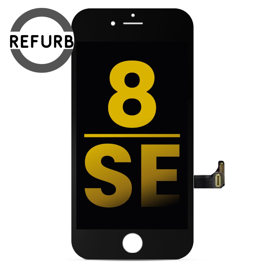 iPhone 8/SE(2020)/SE(2022) LCD Screen Replacement Assembly (Black) - Refurbished - iRefurb-Australia