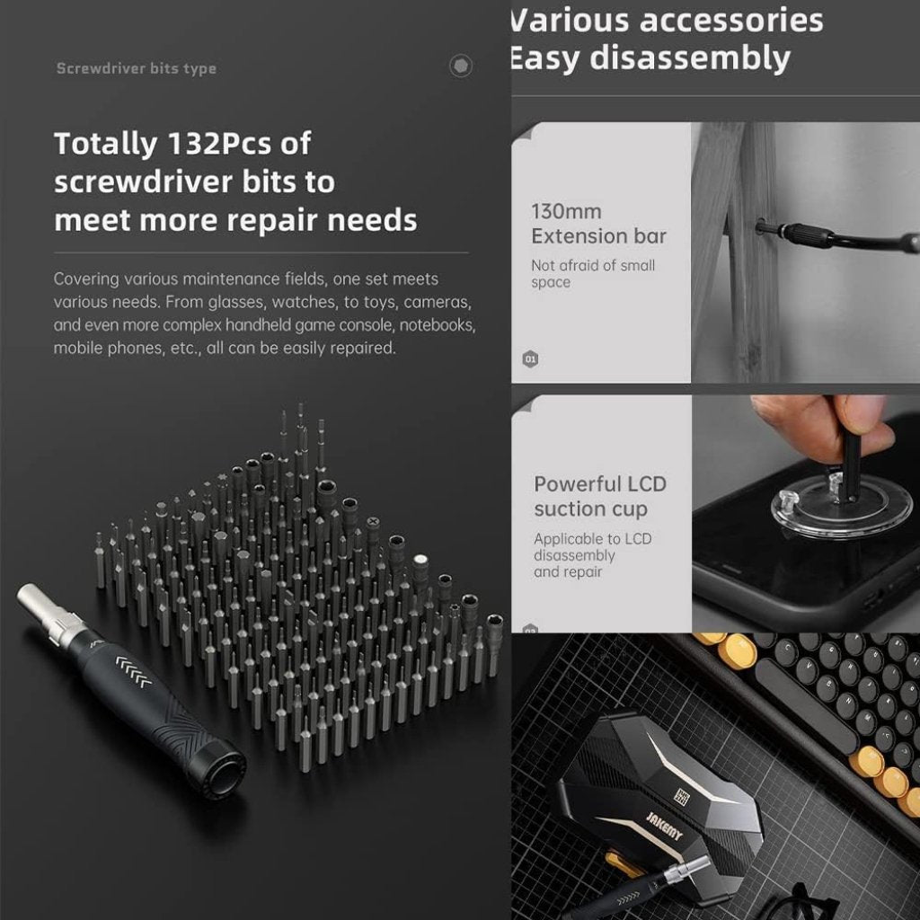 Jakemy 145-in-1 Precision Screwdriver Set Repair Tool Kit - iRefurb-Australia