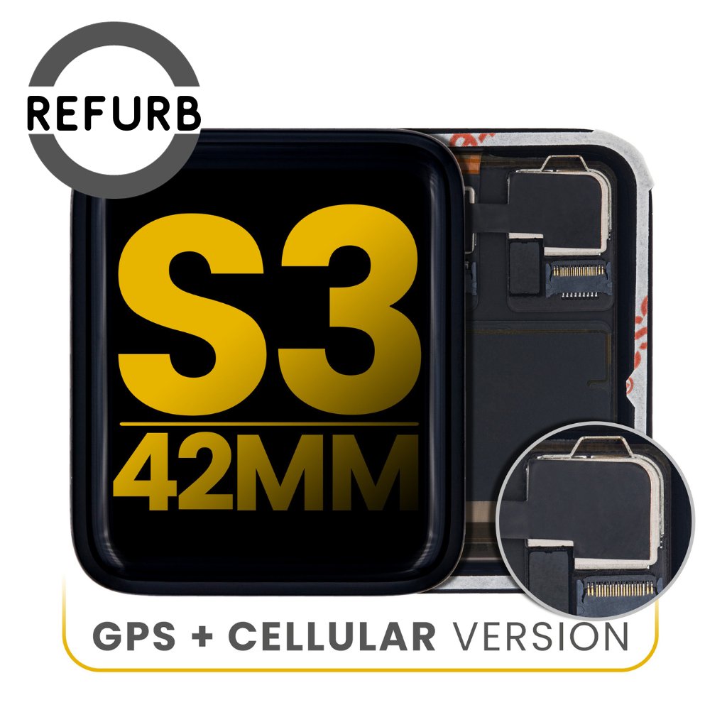 LCD Screen Replacement Assembly for Apple Watch Series 3 (42mm) GPS + Cellular - iRefurb-Australia