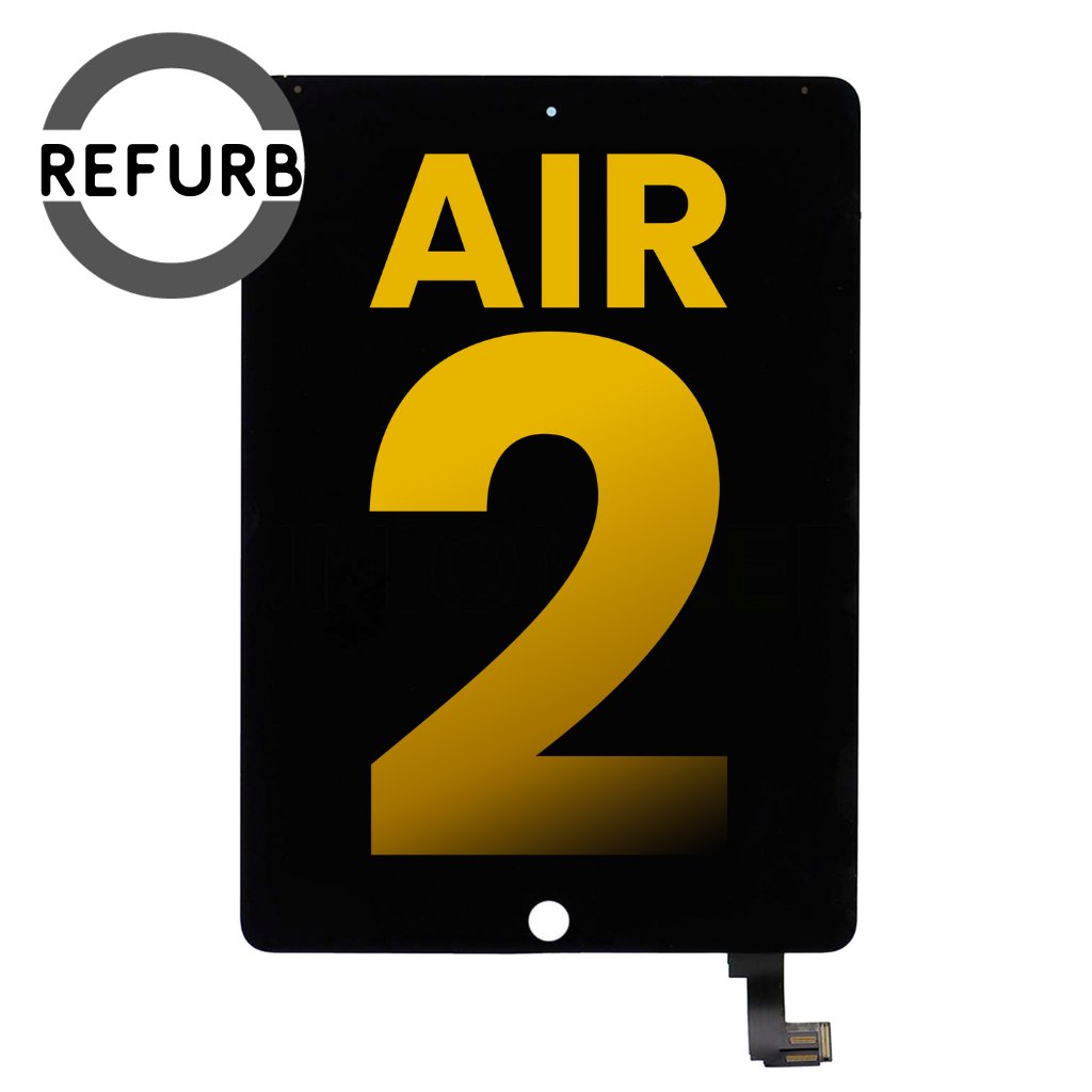 LCD Screen Replacement Assembly for iPad Air 2 - Black (Refurbished) - iRefurb-Australia