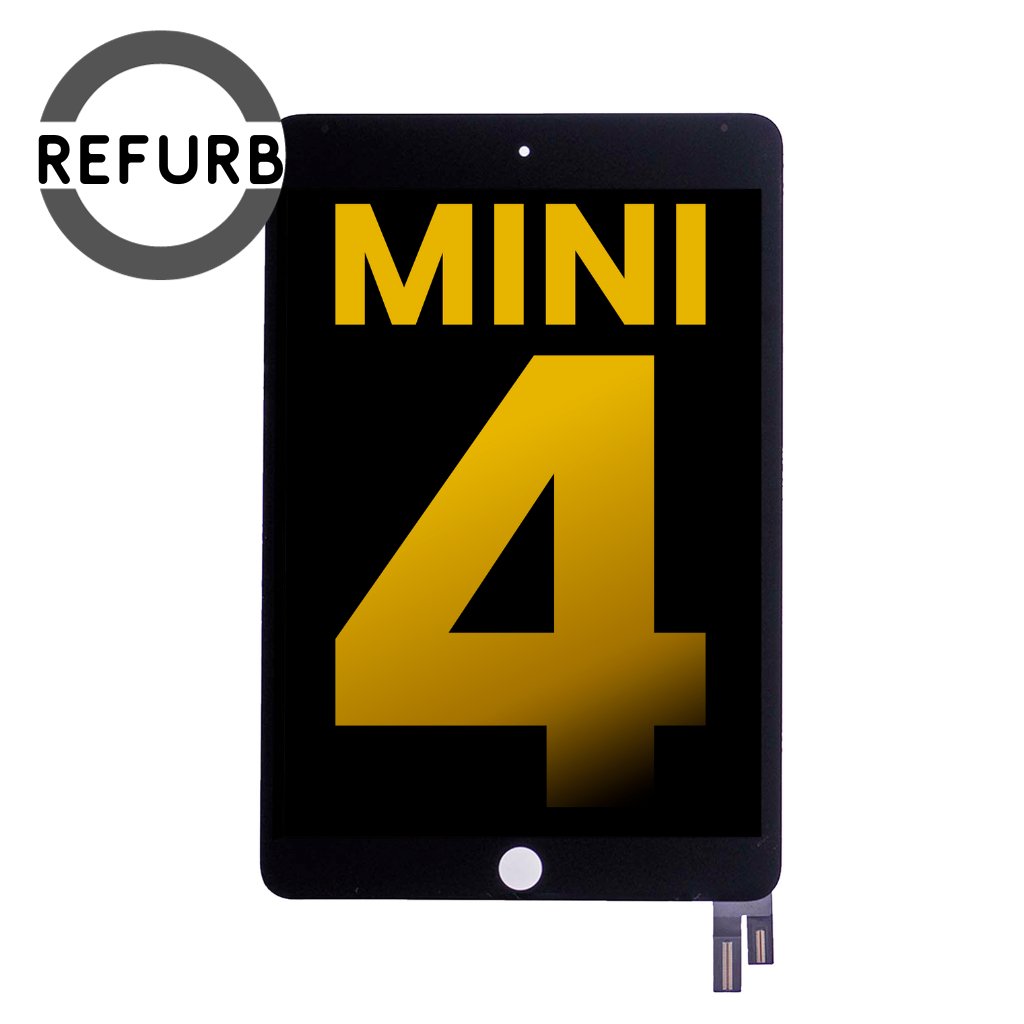 LCD Screen Replacement Assembly for iPad Mini 4 - Black (Refurbished) - iRefurb-Australia