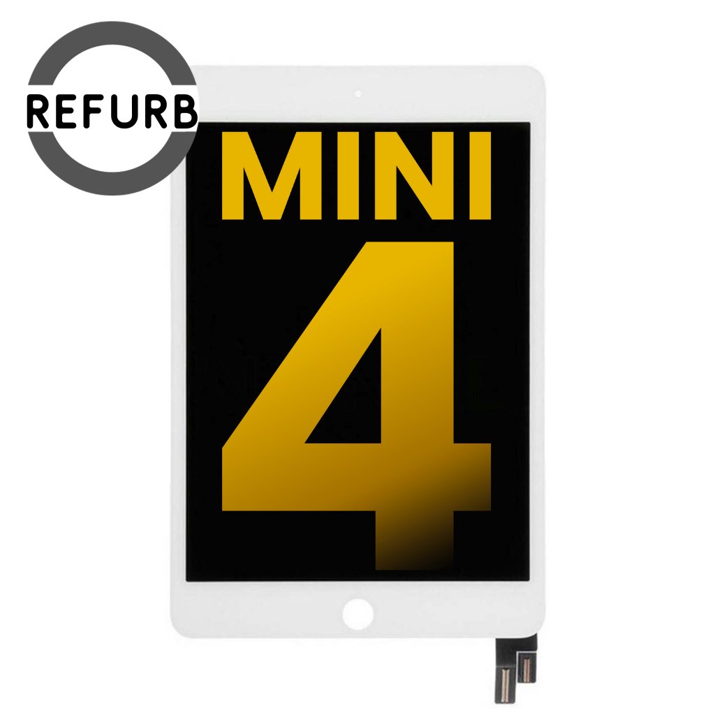 LCD Screen Replacement Assembly for iPad Mini 4 - White (Refurbished) - iRefurb-Australia
